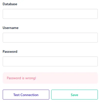 DB Connection Tested 2