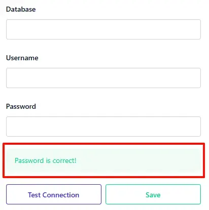 DB Connection Tested